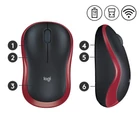 Kép 4/5 - Logitech 910-002240 egér Irodai Kétkezes Vezeték nélküli RF Optikai 1000 DPI