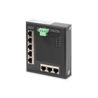 Kép 1/6 - Digitus DN-651127 hálózati kapcsoló Beállítást nem igénylő (unmanaged) Gigabit Ethernet (10/100/1000) Fekete