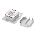 Kép 7/9 - Digitus DN-9007-1 csatlakozóaljzat 2 x RJ-45 Fehér