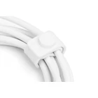 Kép 4/5 - Szilikon USB-A - Lightning tápkábel, USB 2.0 12W, MFI, 1m fehér