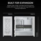 Kép 10/10 - Corsair FRAME 5000D RS Midi Torony Fehér