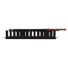 Kép 5/8 - Techly I-CASE CABLE-FR2 2U Kábel Szervező 19" Rack Szekrényekhez Fedéllel, Fekete