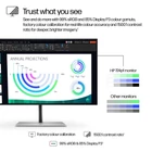 Kép 10/10 - HP Series 7 Pro 23.8 inch FHD Monitor - 724pf számítógép monitor 60,5 cm (23.8") 1920 x 1080 pixelek Full HD LCD Fekete, Ezüst