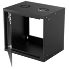Kép 3/3 - Intellinet 714174 9U falra szerelhető rack 54/40 fekete lapos