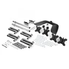 Kép 8/8 - StarTech.com ARMQUADSS asztali TV konzol 81,3 cm (32") Fekete, Ezüst