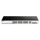Kép 1/2 - D-Link DGS-1210-28 hálózati kapcsoló Vezérelt L2/L2+ 1U Fekete
