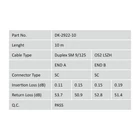 Kép 5/5 - Digitus DK-2922-10 InfiniBand és száloptikai kábel 10 M SC I-VH Sárga