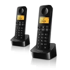 Kép 2/3 - Philips D2602B/53 DECT TELEFON fekete 550mAh 2 kézibeszélő