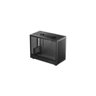 Kép 1/2 - DEEPCOOL Ház Micro ATX CH160 PLUS, Tápegység nélkül, Fekete, Üvegfalú