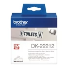 Kép 2/3 - Brother DK-22212 címkéző szalag Fehéren fekete