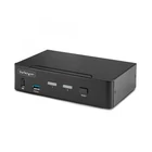 Kép 1/5 - StarTech.com D86A2-2-PORT-8K-KVM KVM kapcsoló Fekete