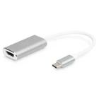 Kép 1/7 - Digitus DA-70836 video átalakító kábel 0,2 M USB C-típus HDMI Ezüst