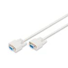Kép 1/3 - Digitus AK-610106-020-E soros kábel Bézs 2 M D-Sub9