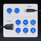 Kép 5/6 - ATEN UC232AF USB Type-A RS-232 Fekete