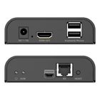Kép 3/3 - Cat.6 HDMI hosszabbító 4K/60Hz KVM USB 2.0 IP 1G-en akár 120m/200m - kiegészítő vevő a DS-55355-hoz