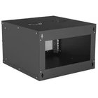 Kép 2/3 - Intellinet 714785 6U falra szerelhető rack 54/56 fekete lapos