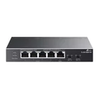 Kép 1/6 - TP-Link TL-SG1005P-PD hálózati kapcsoló Gigabit Ethernet (10/100/1000) Ethernet-áramellátás (PoE) támogatása Fekete