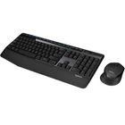 Kép 1/2 - Logitech 920-006483 billentyűzet Egér mellékelve Univerzális Vezeték nélküli RF Angol Fekete
