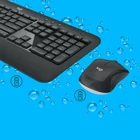 Kép 4/10 - Logitech 920-008685 billentyűzet Egér mellékelve Univerzális Vezeték nélküli RF QWERTY Nemzetközi amerikai Fekete