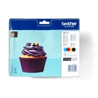 Kép 1/4 - Brother LC-123VALBP tintapatron 4 dB Eredeti Fekete, Cián, Magenta, Sárga