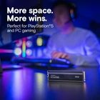Kép 3/7 - Crucial CT2000P510SSD5 P510 2TB PCIe Gen5 NVMe 2280 M.2 SSD hűtőbordával