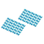 Kép 1/5 - Színes klipsz RJ45 csatlakozóhoz, kék, 100 darabos csomag