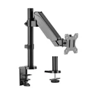 Kép 4/8 - Techly ICA-LCD 515B Gázrugós Forgatható Asztali Tartó 17-32" LCD Monitorokhoz, 8kg