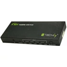 Kép 1/8 - Techly IDATA HDMI-4K51 HDMI 1.4 5x1 4K60Hz kapcsoló távirányítóval