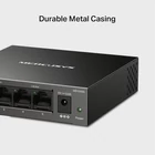 Kép 4/6 - Mercusys MS105GS hálózati kapcsoló Beállítást nem igénylő (unmanaged) Gigabit Ethernet (10/100/1000) Fekete