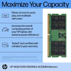 Kép 2/3 - HP AL0M6AA memóriamodul 1 x 16 GB 262-pin SO-DIMM