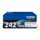 Kép 1/4 - Brother TN-242BKTWIN festékkazetta 2 db Eredeti Fekete