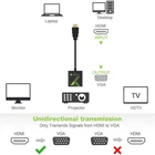 Kép 5/8 - Techly IDATA HDMI-VGA2 HDMI-ról S-VGA D-Sub15 M/F Adapter