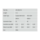 Kép 3/5 - Digitus DK-2922-01 InfiniBand és száloptikai kábel 1 M SC I-VH Sárga