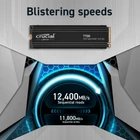 Kép 5/6 - Crucial T700 2 TB M.2 PCI Express 5.0 NVMe