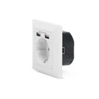 Kép 9/9 - Digitus DA-70613 csatlakozóaljzat 2x USB Fehér