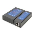 Kép 1/7 - LED hálózati és kommunikációs kábeltesztelő, Cat.5e-Cat.6A, (RJ45, RJ12, RJ11), Automatikus keresés PoE-vel