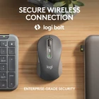Kép 3/10 - Logitech 920-012505 billentyűzet Egér mellékelve Irodai RF vezeték nélküli + Bluetooth AZERTY Francia Grafit