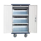 Kép 1/10 - Techly I-CABINET-30DUTY Töltőszekrény 30 táblagéphez 30 USB porttal 5V 30 AC aljzattal