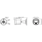 Kép 2/2 - Hikvision DS-2CE16D0T-LFS(2.8mm) 2MP Okos Hibrid Fény Audio Fix Mini Bullet Kamera