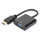 Kép 1/3 - Digitus HDMI/VGA/3.5mm VGA (D-Sub) Fekete