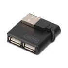 Kép 2/9 - Digitus DA-70217 hálózati csatlakozó 480 Mbit/s Fekete