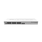 Kép 1/3 - Mikrotik CRS326-24G-2S+RM hálózati kapcsoló L2 Gigabit Ethernet (10/100/1000) Ethernet-áramellátás (PoE) támogatása Szürke