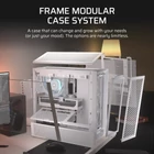 Kép 4/10 - Corsair FRAME 4000D RS Midi Torony Fehér