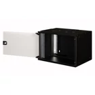 Kép 3/9 - 19" 7U falra szerelhető hálózati szekrény, SOHO PRO 370 x 540 x 400 mm, üvegajtó, fekete, szétszerelve, 60 kg