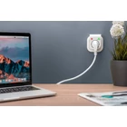 Kép 3/7 - Digitus DN-95400 túlfeszültségvédő Fehér 1 AC kimenet(ek) 230 V
