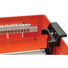 Kép 5/6 - Szigetelt földelősín (N/PE) EDSS-12/. mod.elosztóhoz  230/400VAC, 63A, 7,6×18,3mm, L=250 mm, 24P, IP20