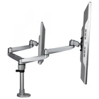 Kép 6/10 - StarTech.com ARMDUALPS asztali TV konzol 68,6 cm (27") Ezüst