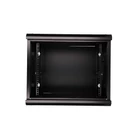 Kép 2/6 - Extralink 9U 600X450 WALL-MOUNTED RACKMOUNT CABINET BLACK Falra szerelhető állvány Fekete