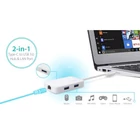 Kép 6/9 - USB-C – 3 portos USB 3.0 Gigabit Ethernet hub
