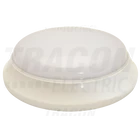 Kép 1/5 - Műanyag búrás falon kívüli LED világítótest mozgásérzékelővel  100-240V,21W,1600lm,4000K,1-8m,10s-12m,IP54,D=400mm,EEI=F